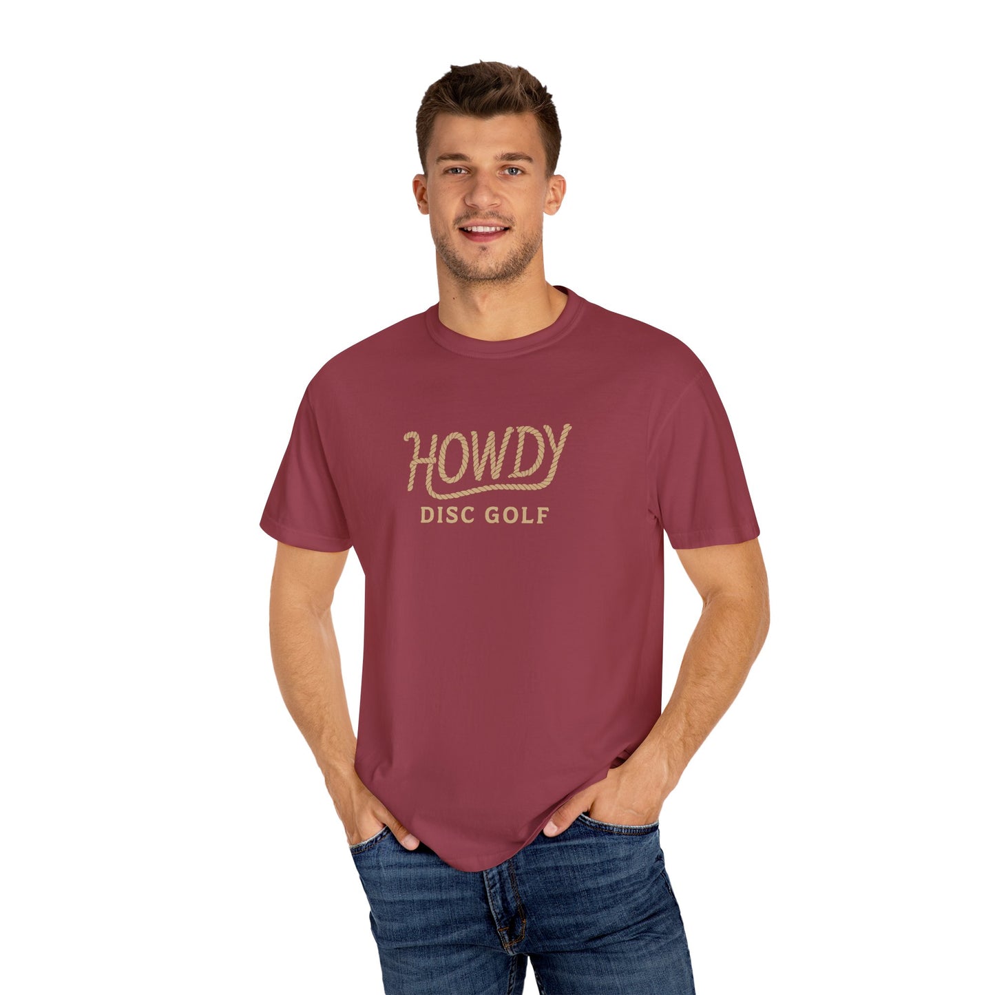 Howdy Rope Logo Tee – Classic Western Disc Golf Style