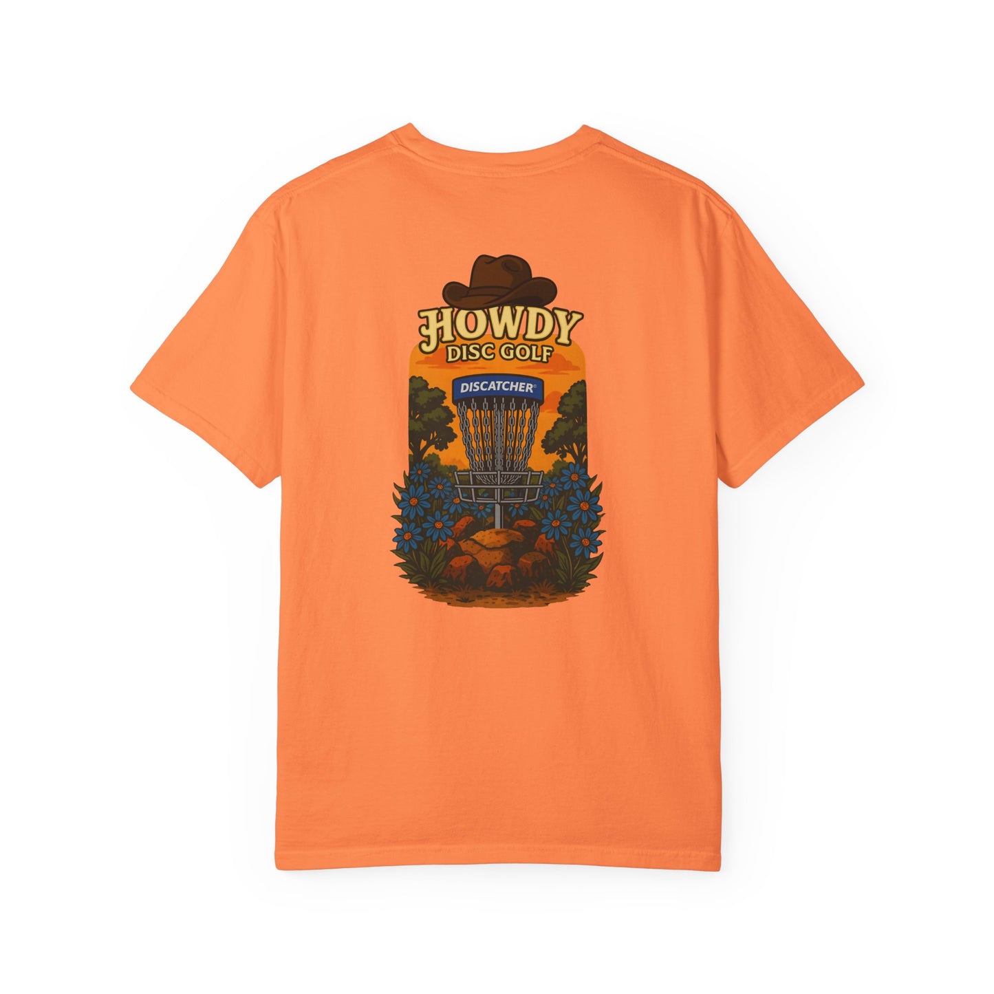 Howdy Disc Golf T-Shirt, Unisex Garment-Dyed Tee for Golf Lovers, Fun Outdoor Tee, Great for Gifts, Summer Sports Fashion