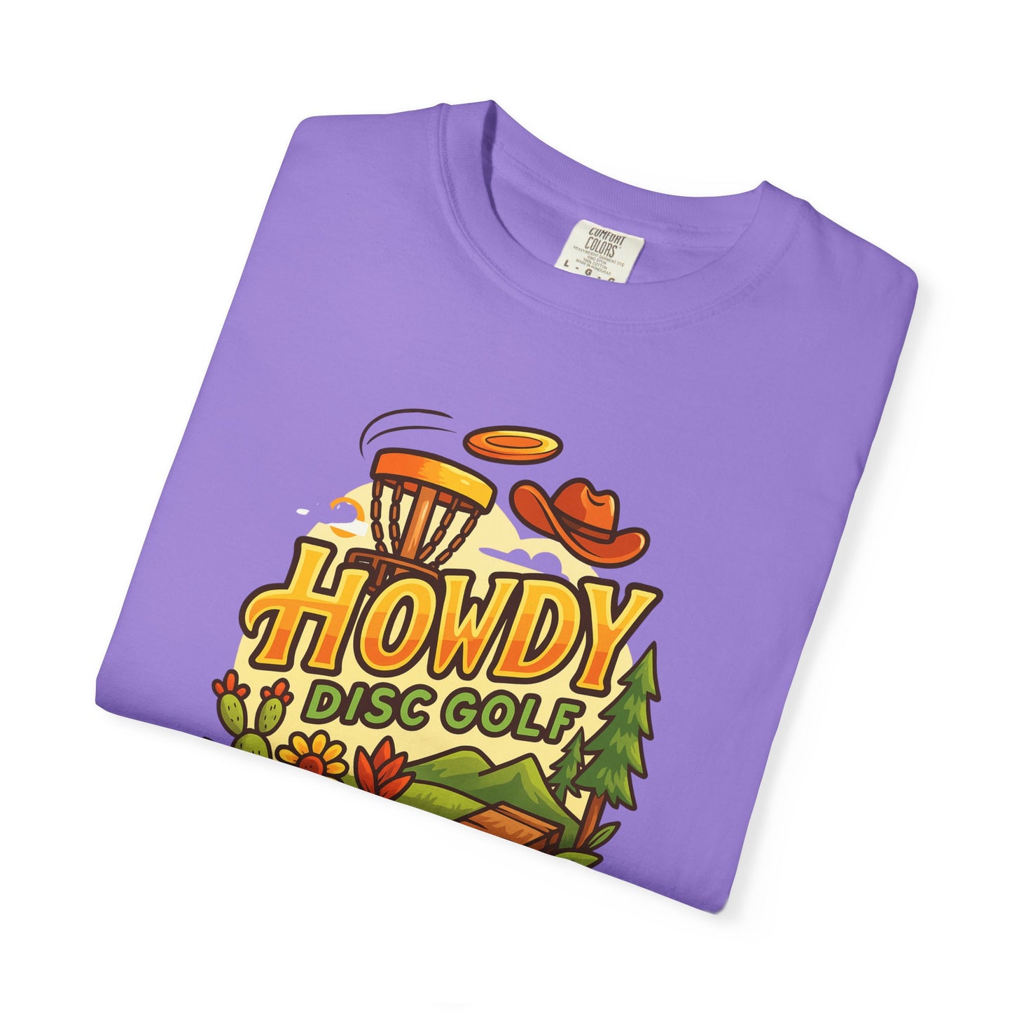 Howdy Disc Golf T-Shirt, Unisex Short Sleeve Tee, Casual Wear, Outdoor Sports Apparel, Summer Gift Idea
