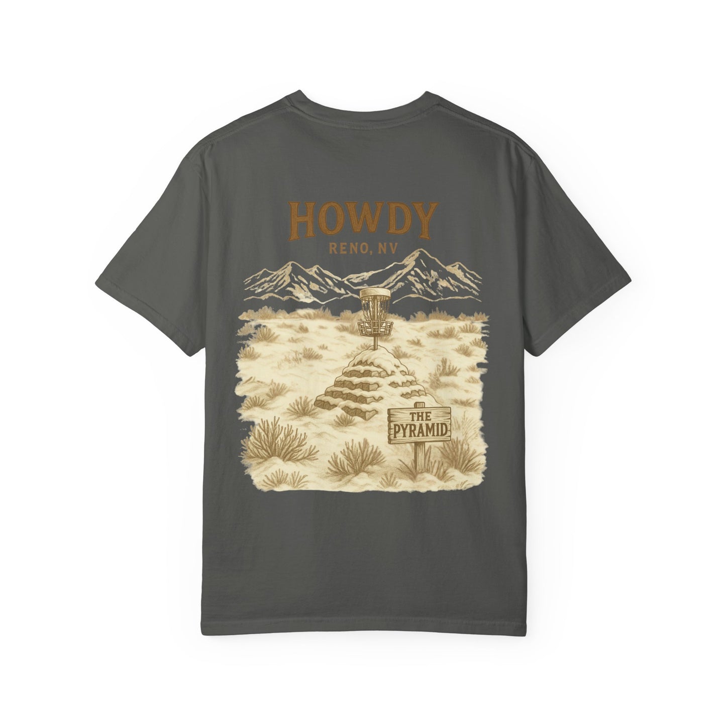“Howdy – The Pyramid” Tee | Reno, NV (Inspired by Mayor’s Park DGC)