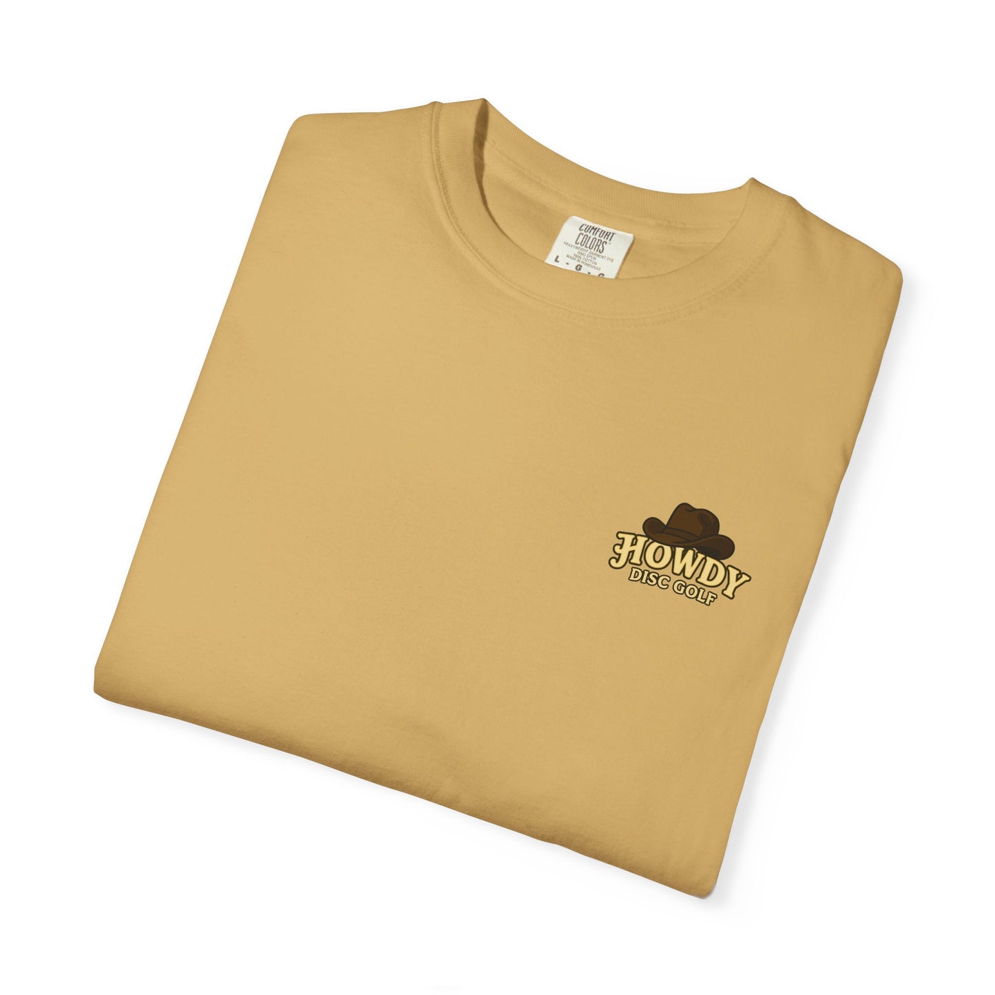 Howdy Disc Golf T-Shirt, Unisex Garment-Dyed Tee for Golf Lovers, Fun Outdoor Tee, Great for Gifts, Summer Sports Fashion