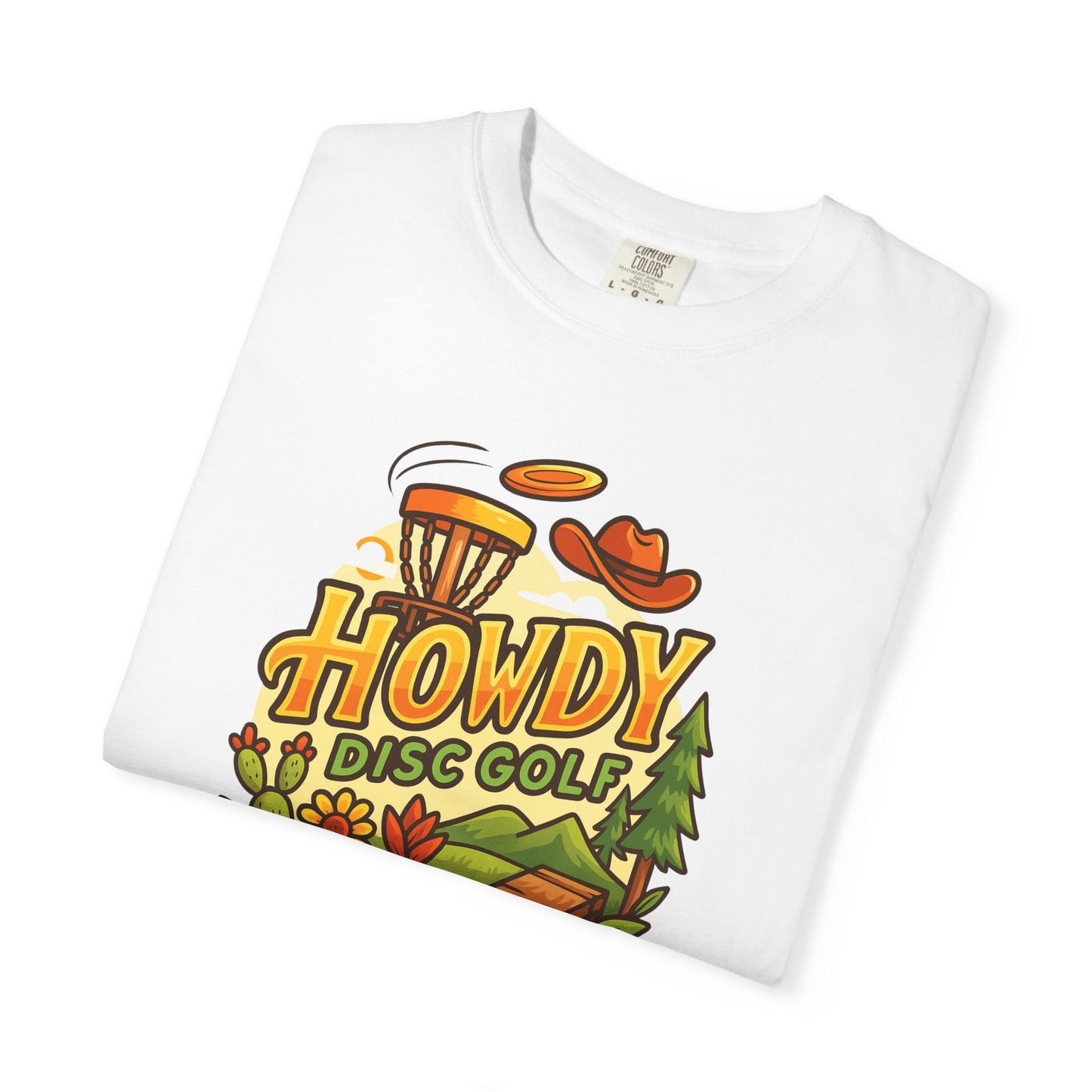 Howdy Disc Golf T-Shirt, Unisex Short Sleeve Tee, Casual Wear, Outdoor Sports Apparel, Summer Gift Idea