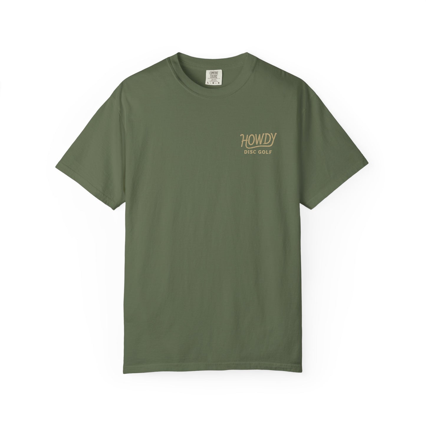 T-Shirt Howdy Disc Golf Logo Rope Letters