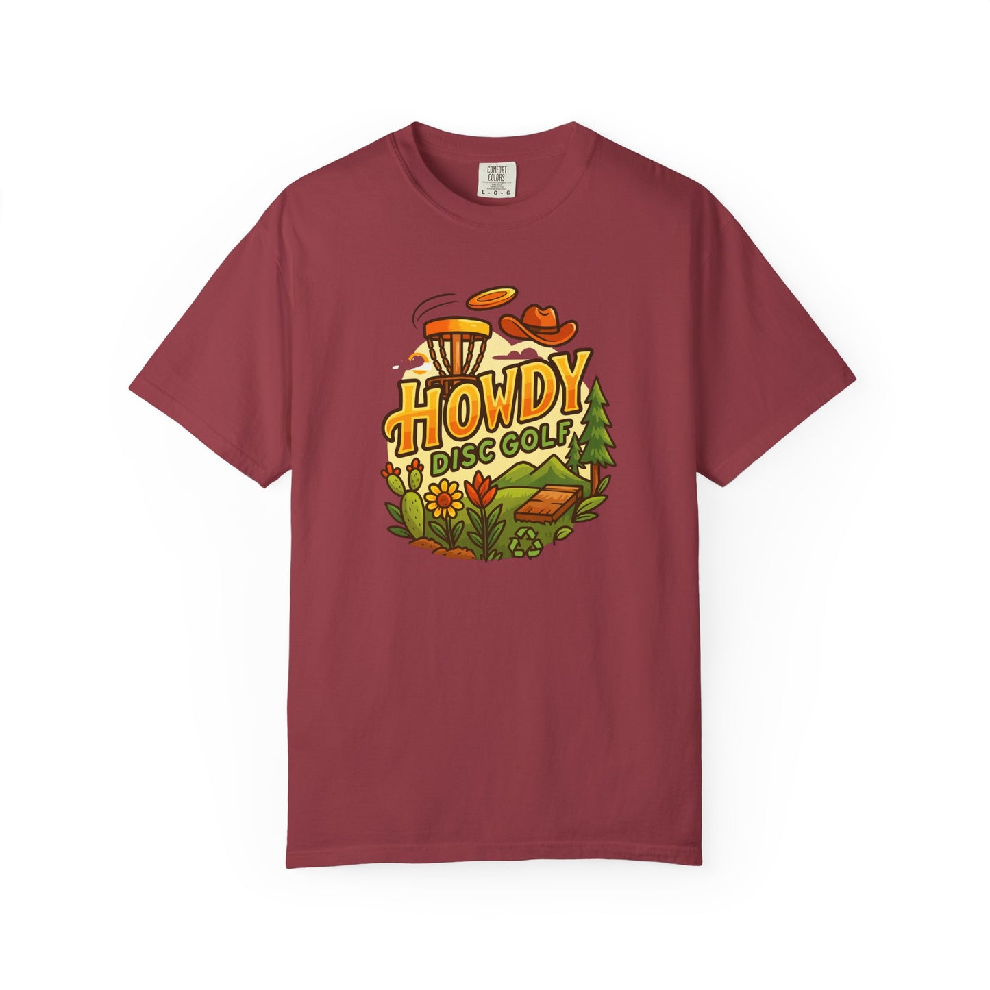 Howdy Disc Golf T-Shirt, Unisex Short Sleeve Tee, Casual Wear, Outdoor Sports Apparel, Summer Gift Idea