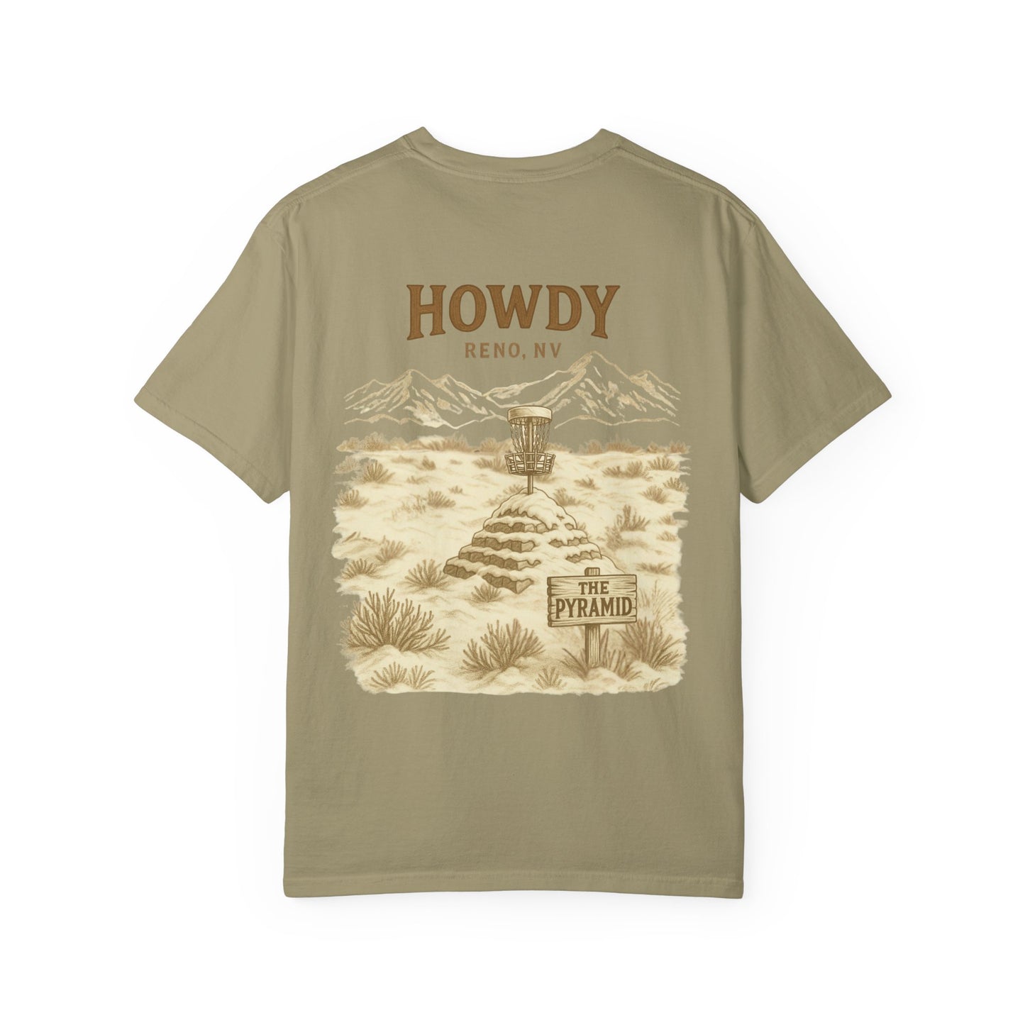 “Howdy – The Pyramid” Tee | Reno, NV (Inspired by Mayor’s Park DGC)
