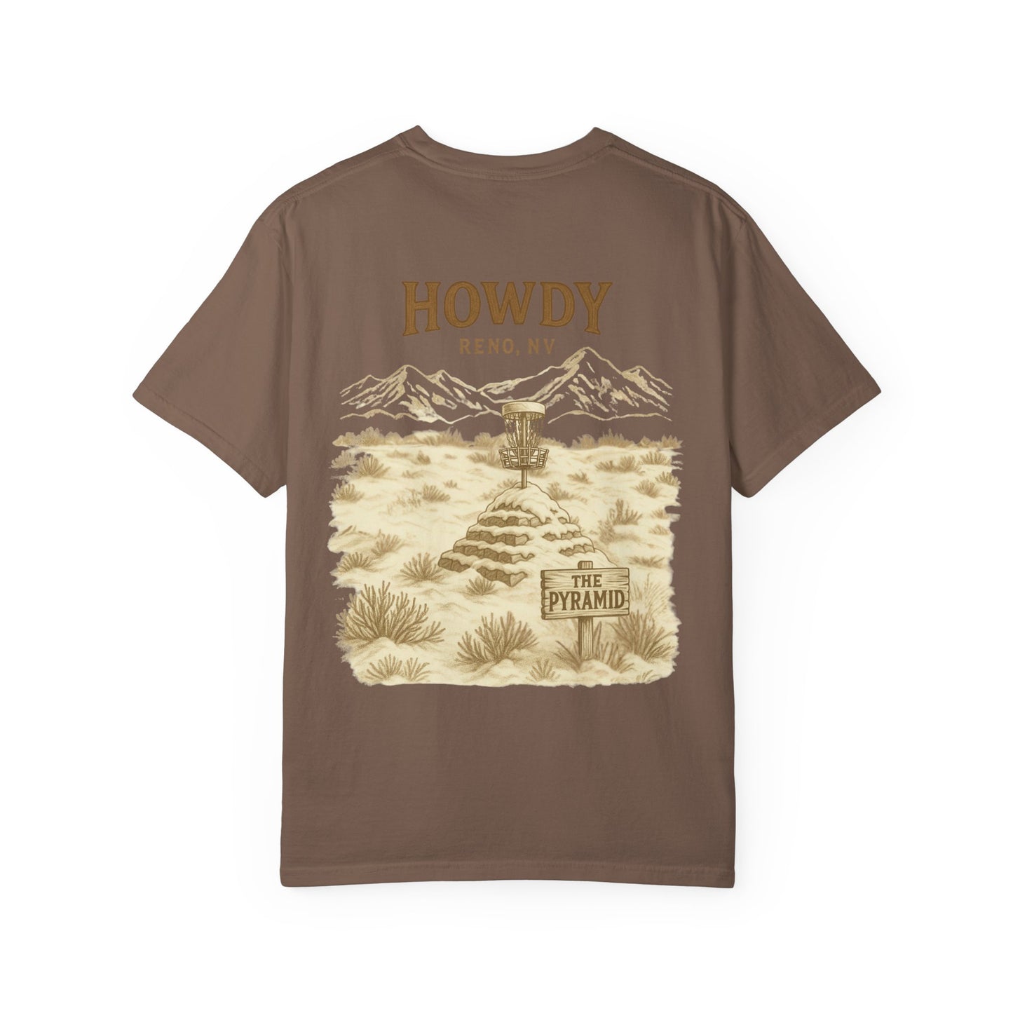 “Howdy – The Pyramid” Tee | Reno, NV (Inspired by Mayor’s Park DGC)