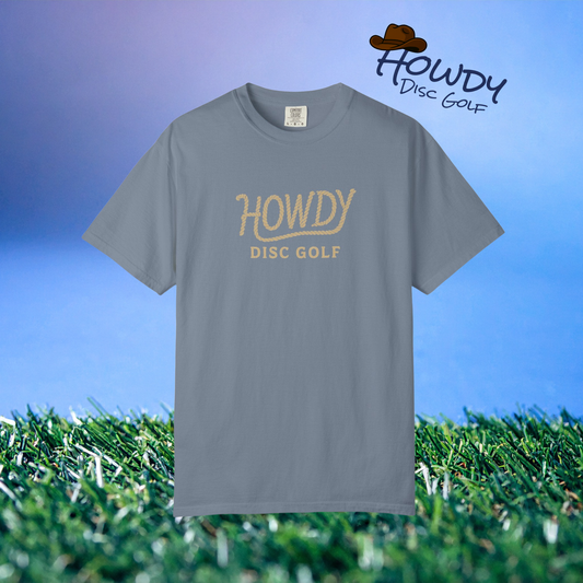 Howdy Rope Logo Tee – Classic Western Disc Golf Style