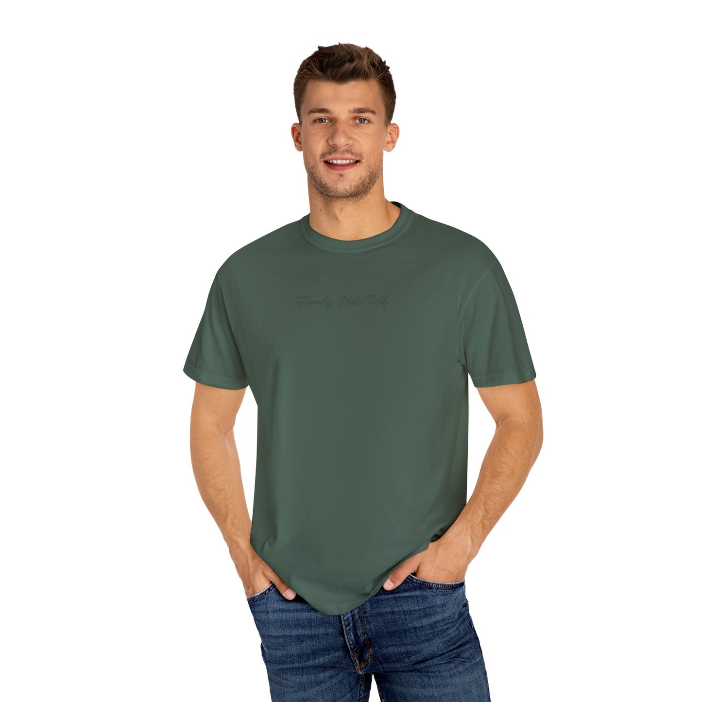 T-shirt Disc Basket Pine Tree Flowers