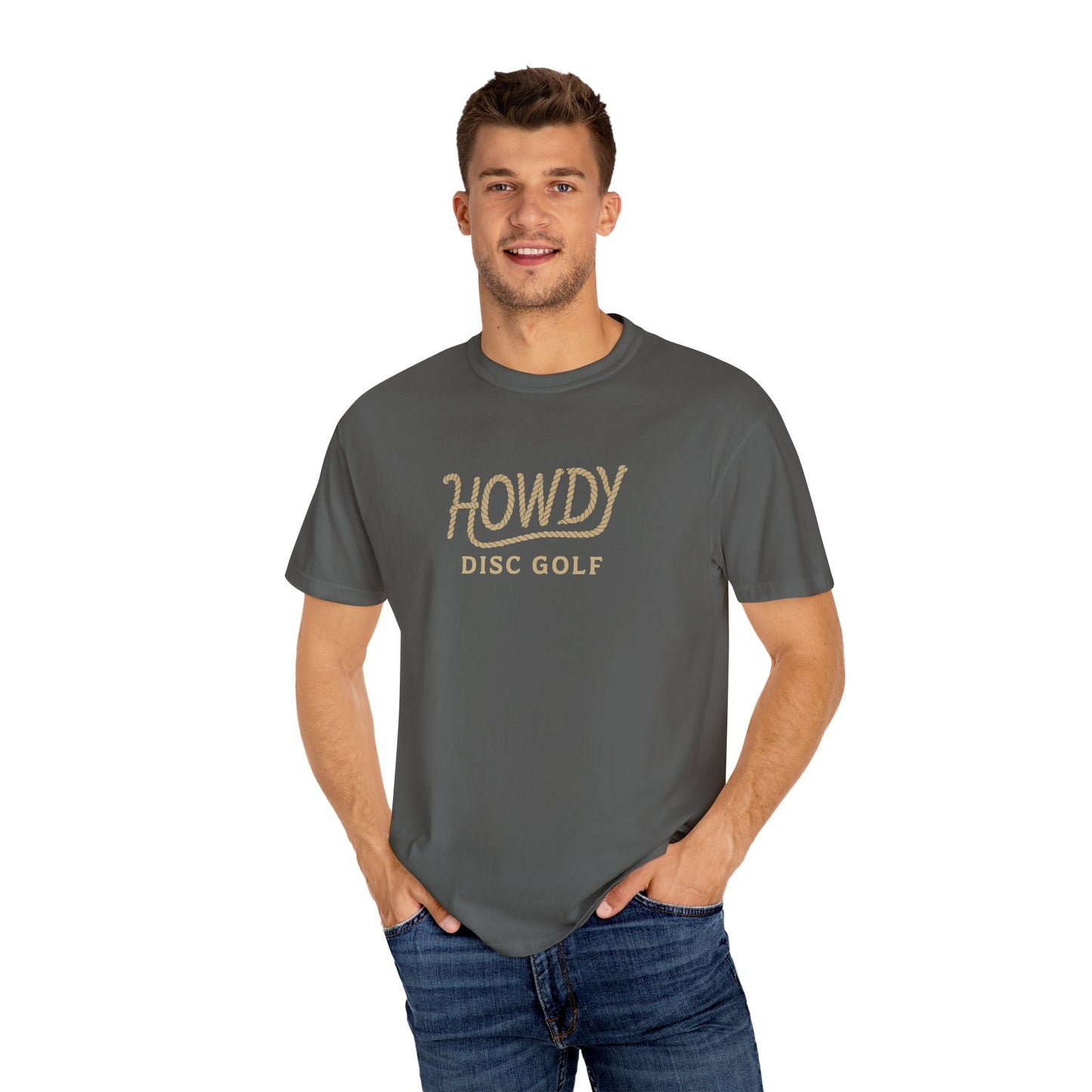 Howdy Rope Logo Tee – Classic Western Disc Golf Style