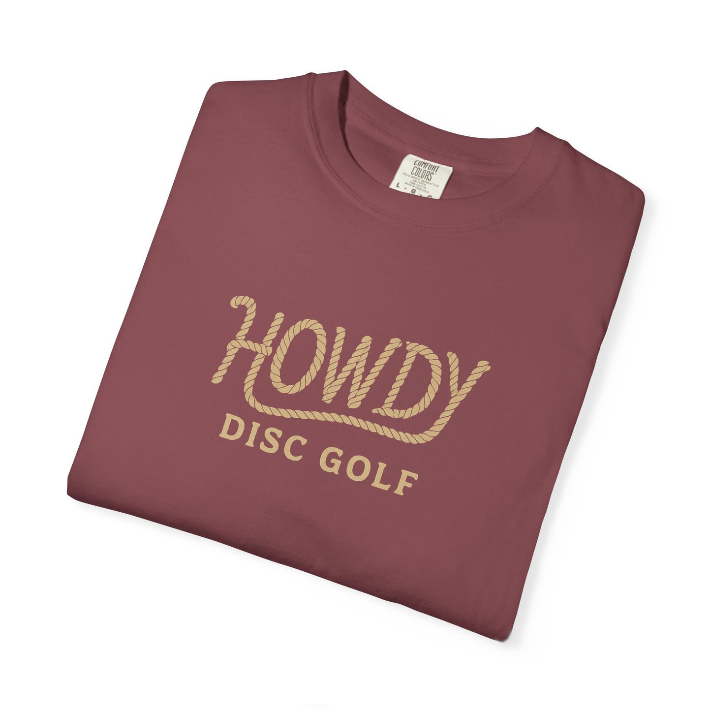 Howdy Rope Logo Tee – Classic Western Disc Golf Style