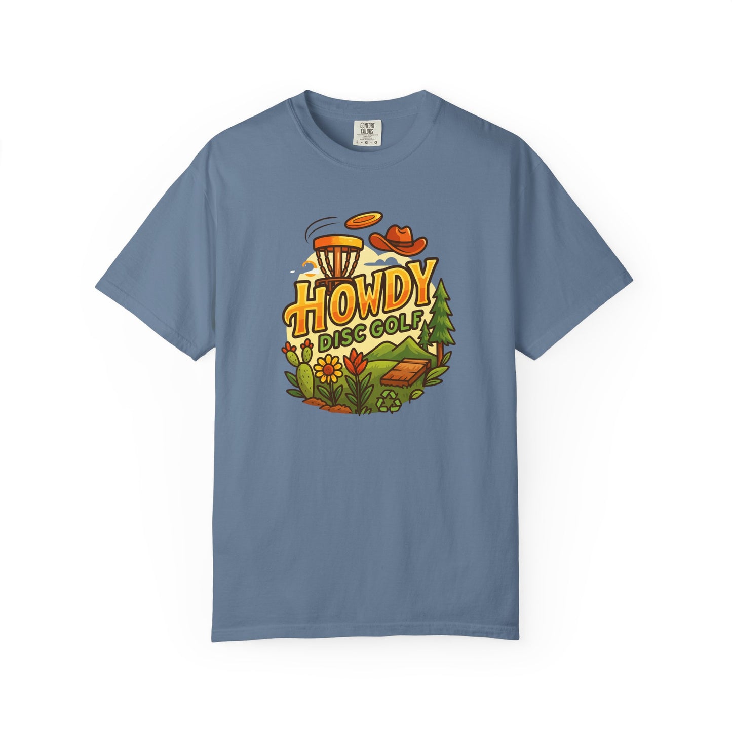 Howdy Disc Golf T-Shirt, Unisex Short Sleeve Tee, Casual Wear, Outdoor Sports Apparel, Summer Gift Idea