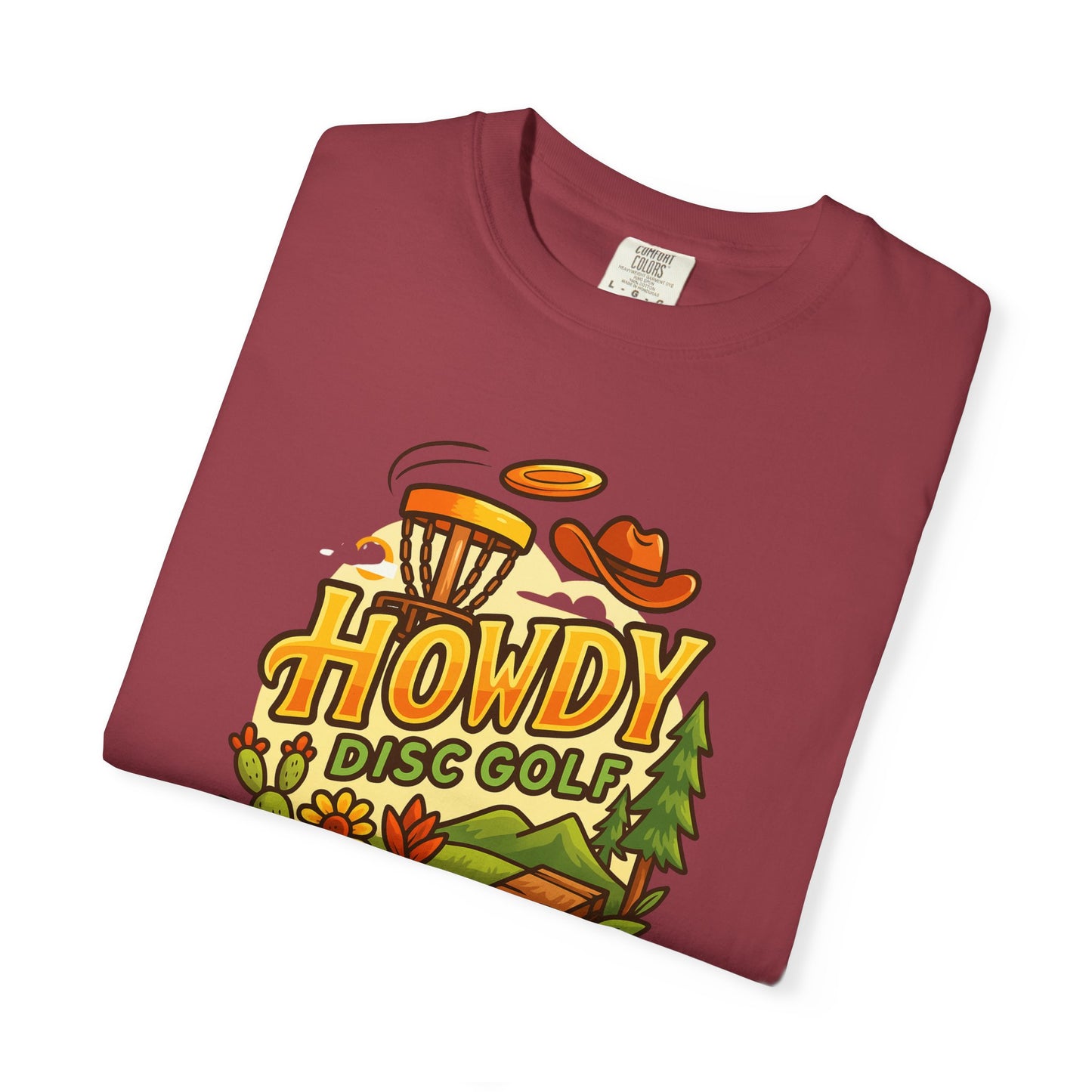Howdy Disc Golf T-Shirt, Unisex Short Sleeve Tee, Casual Wear, Outdoor Sports Apparel, Summer Gift Idea