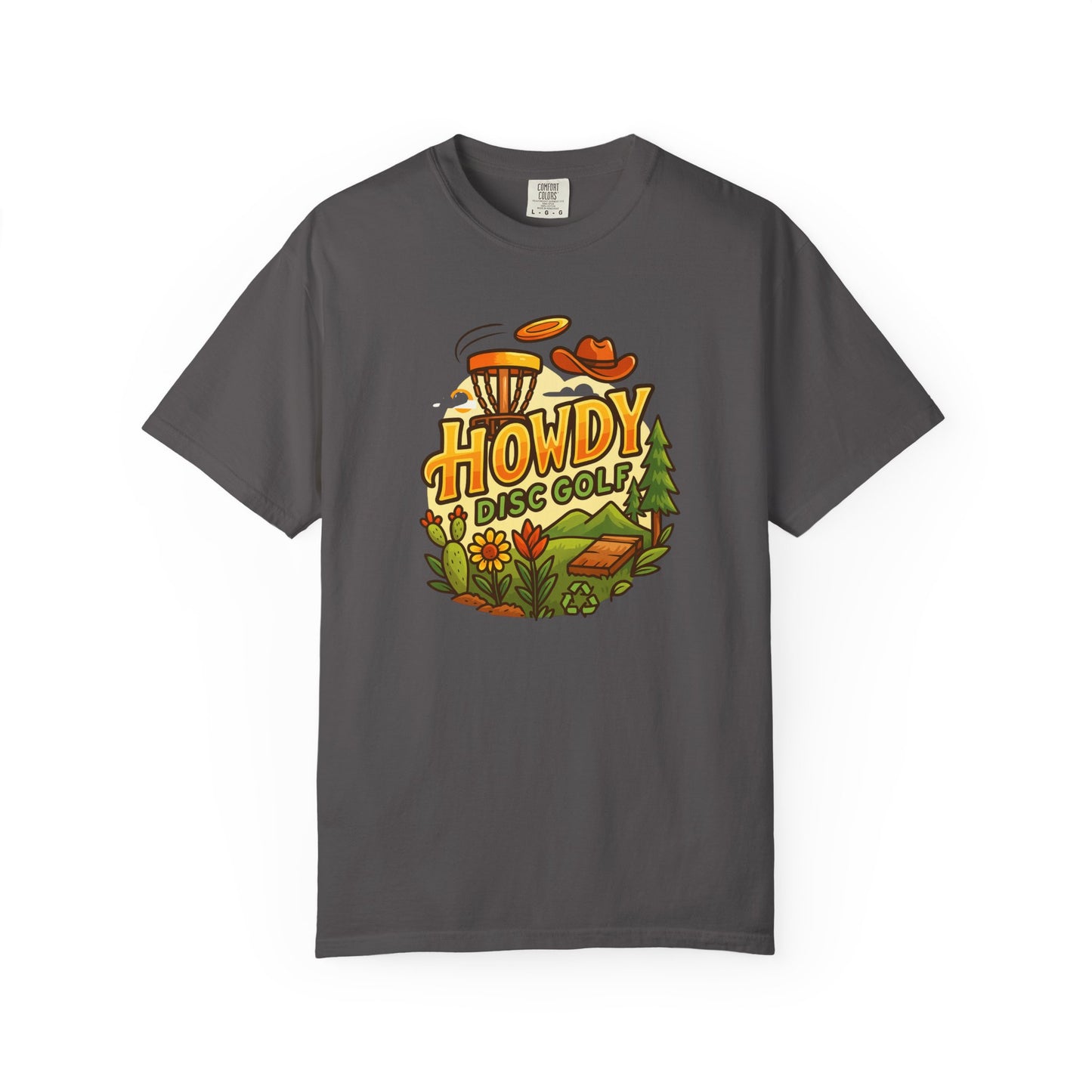 Howdy Disc Golf T-Shirt, Unisex Short Sleeve Tee, Casual Wear, Outdoor Sports Apparel, Summer Gift Idea