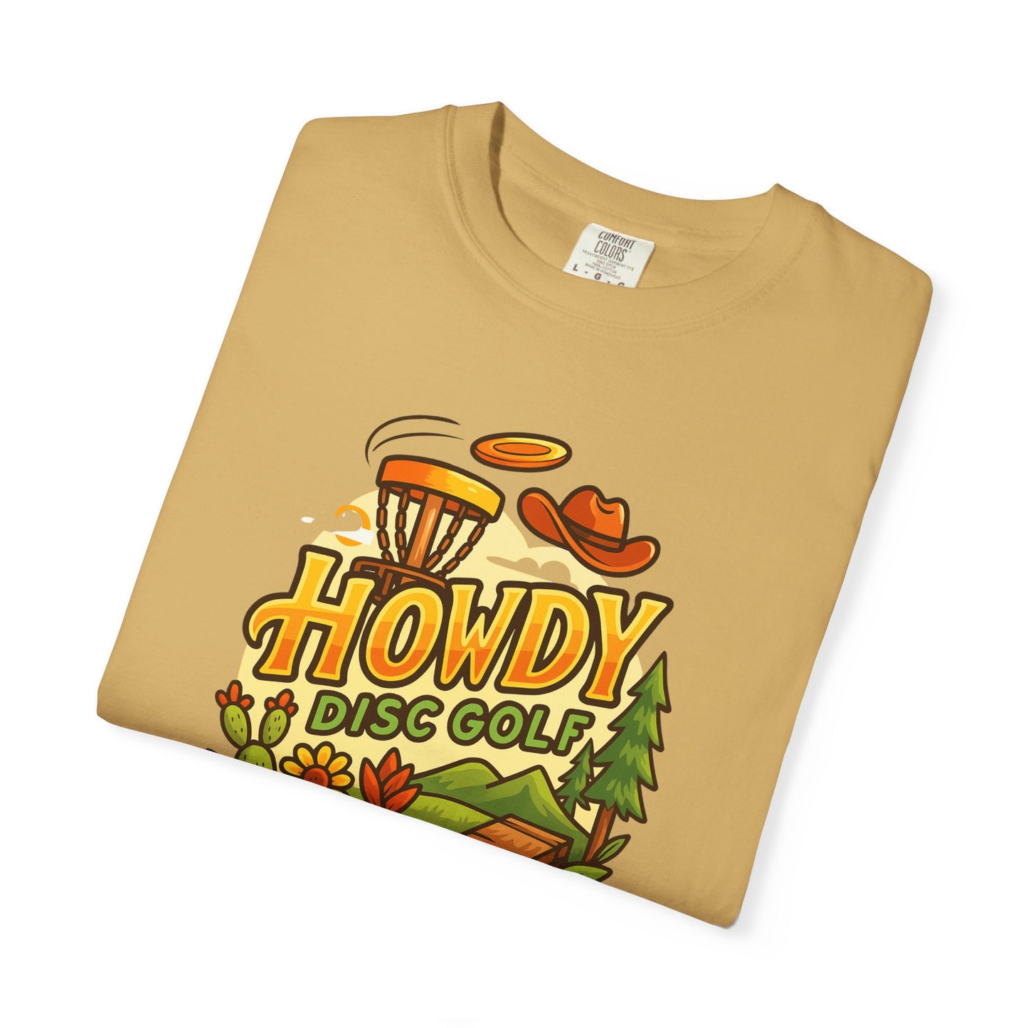 Howdy Disc Golf T-Shirt, Unisex Short Sleeve Tee, Casual Wear, Outdoor Sports Apparel, Summer Gift Idea