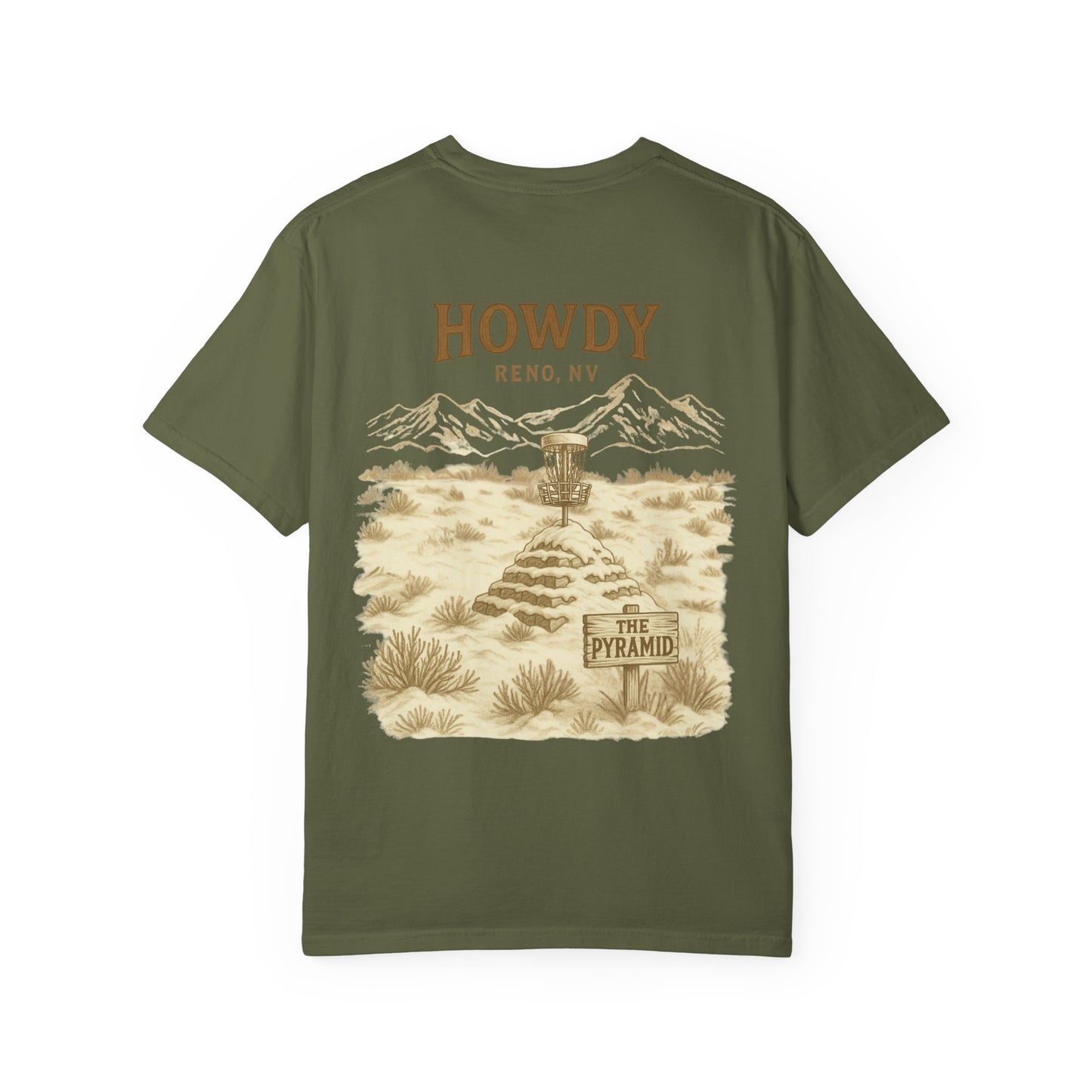 “Howdy – The Pyramid” Tee | Reno, NV (Inspired by Mayor’s Park DGC)