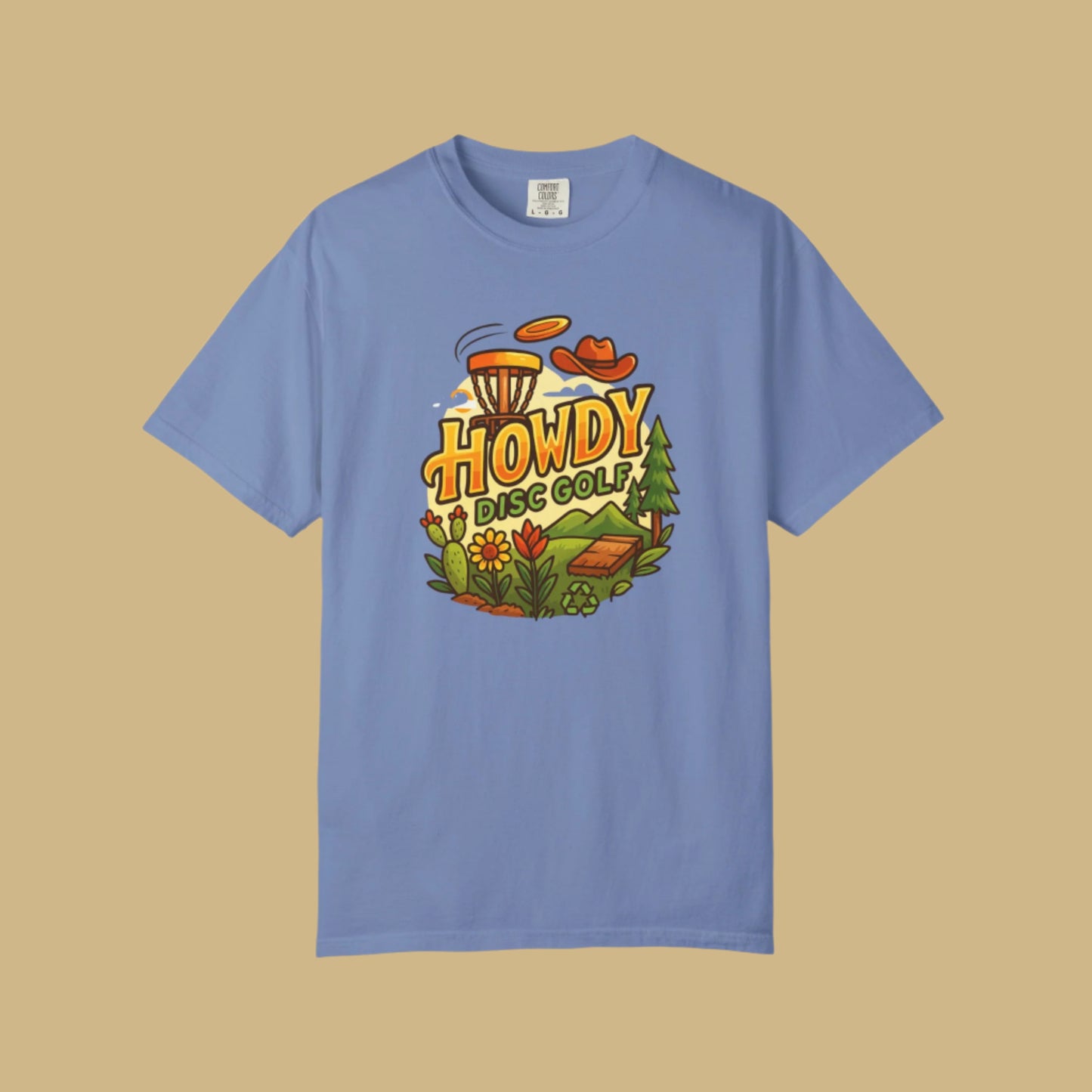 Howdy Disc Golf T-Shirt, Unisex Short Sleeve Tee, Casual Wear, Outdoor Sports Apparel, Summer Gift Idea