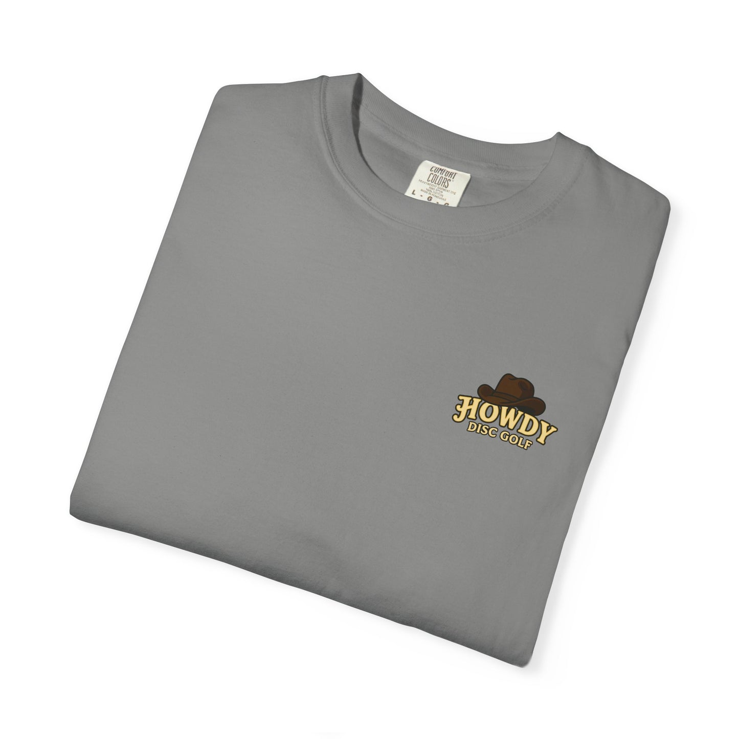Howdy Disc Golf T-Shirt, Unisex Garment-Dyed Tee for Golf Lovers, Fun Outdoor Tee, Great for Gifts, Summer Sports Fashion