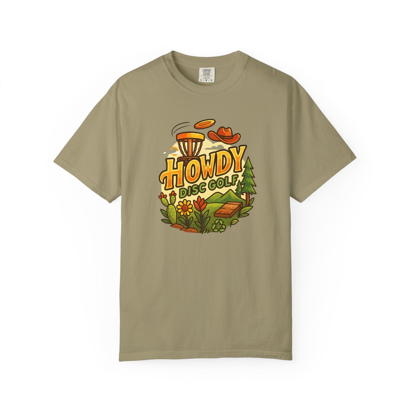 Howdy Disc Golf T-Shirt, Unisex Short Sleeve Tee, Casual Wear, Outdoor Sports Apparel, Summer Gift Idea