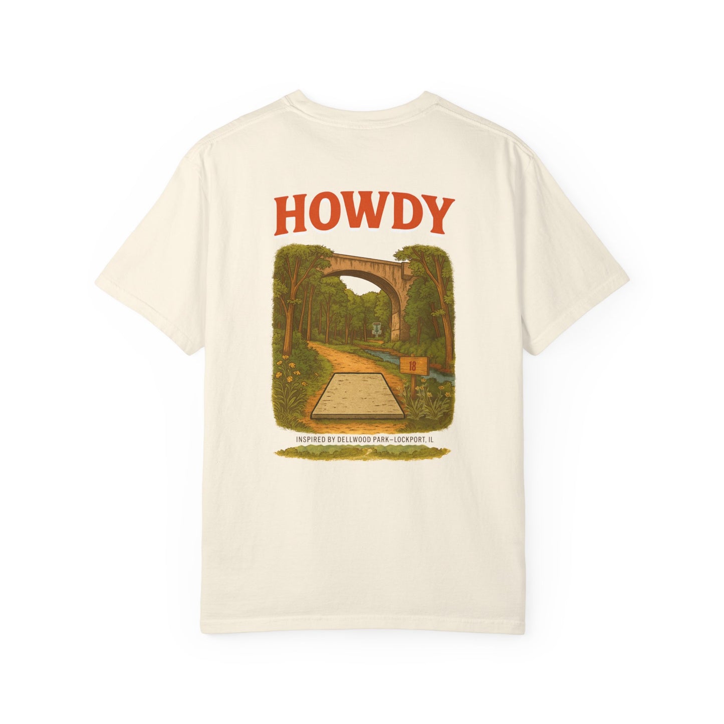 “Howdy Hole 18” Tee – Inspired by The Canyons at Dellwood Park (#5 in the World)