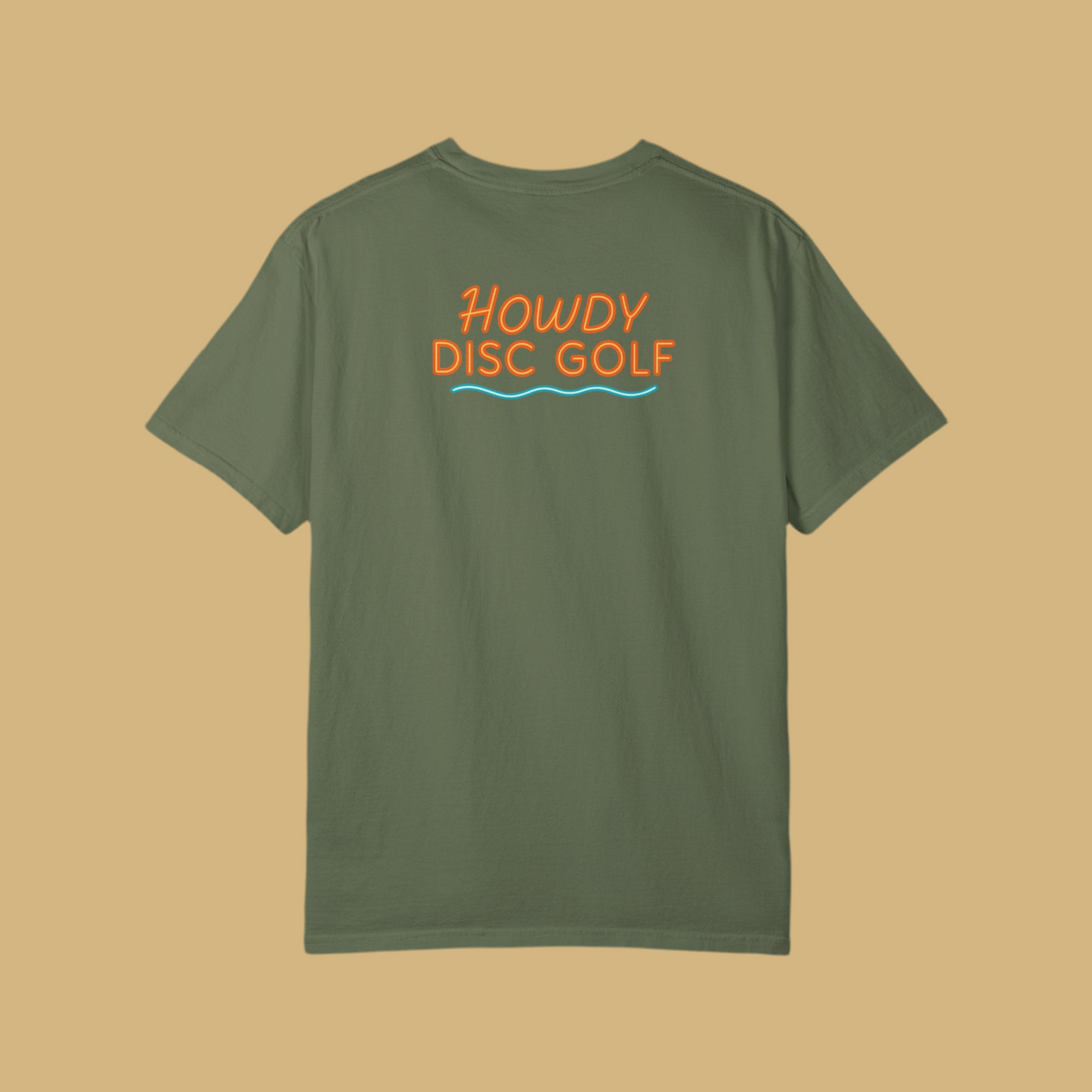 Howdy Neon Disc Golf T-shirt