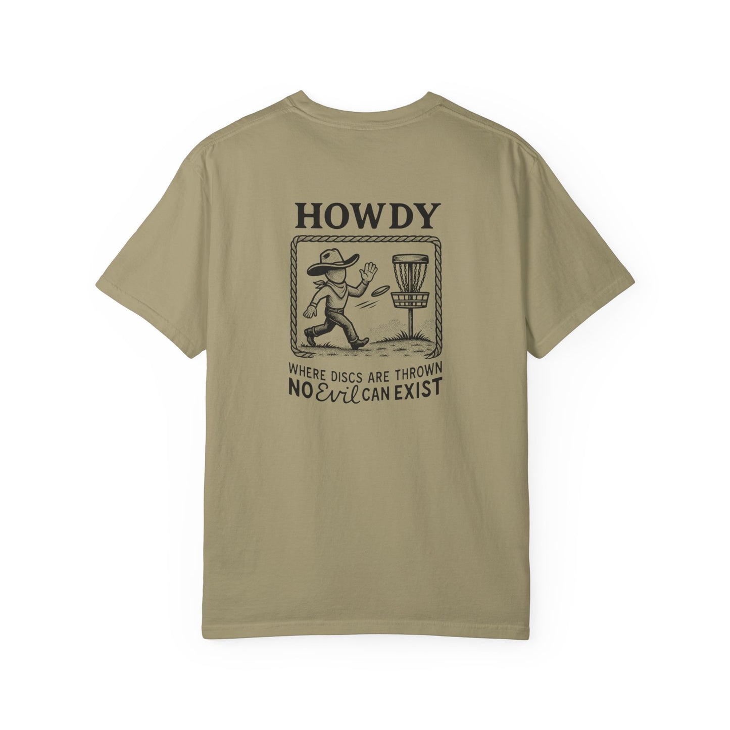 “No Evil Can Exist” – Vintage Western Disc Golf Tee