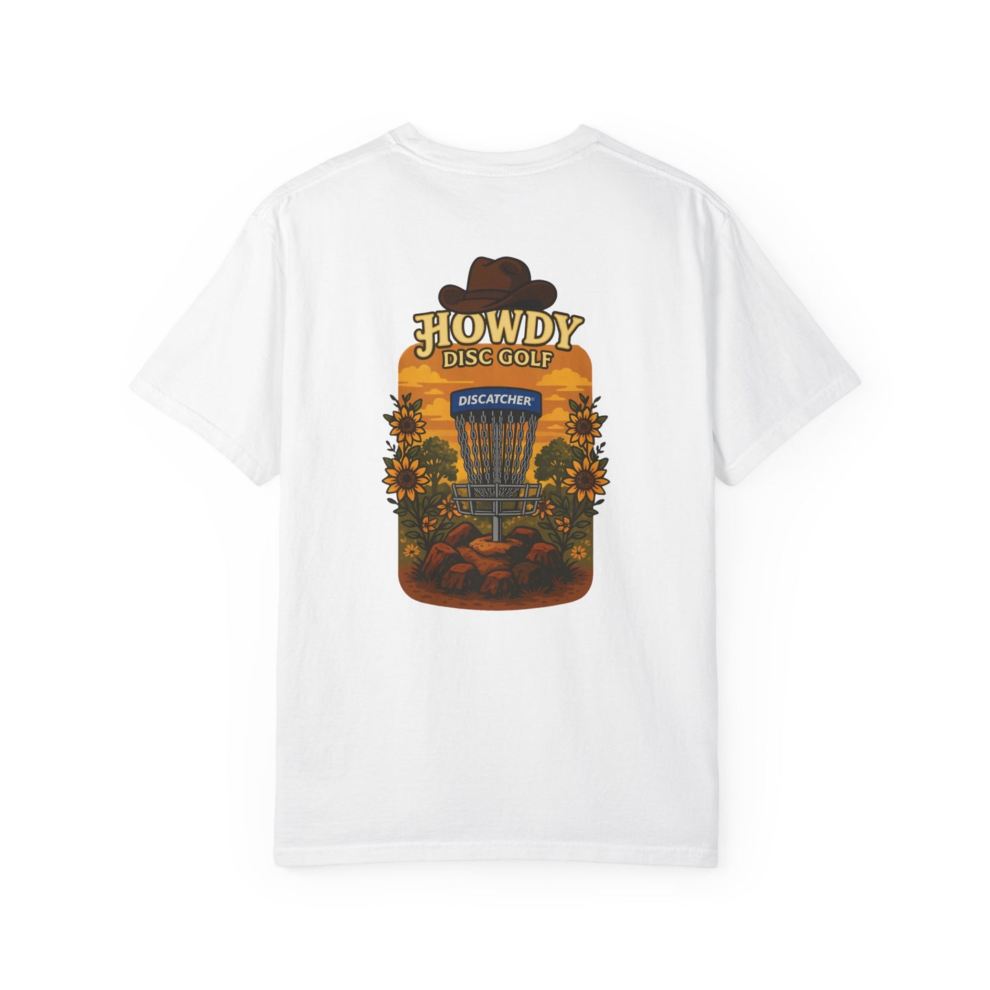 Howdy Disc Golf Sunflower Unisex Garment-Dyed T-Shirt | Casual Summer Tee, Gift for Disc Golf Enthusiasts, Fun Outdoor Activity Shirt, Nature [...]