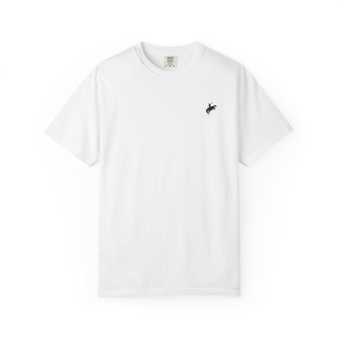 Bucking Bronco Tee- Rope Logo On Back
