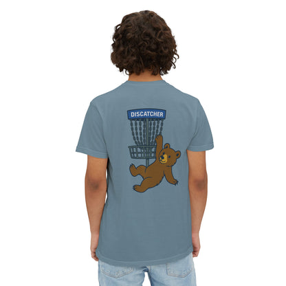 Pocket T-Shirt Playful Bear Hanging Basket Design