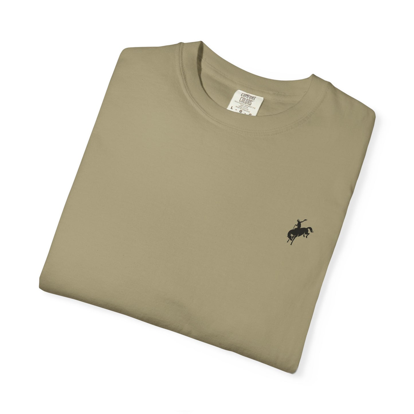 Bucking Bronco Tee- Rope Logo On Back