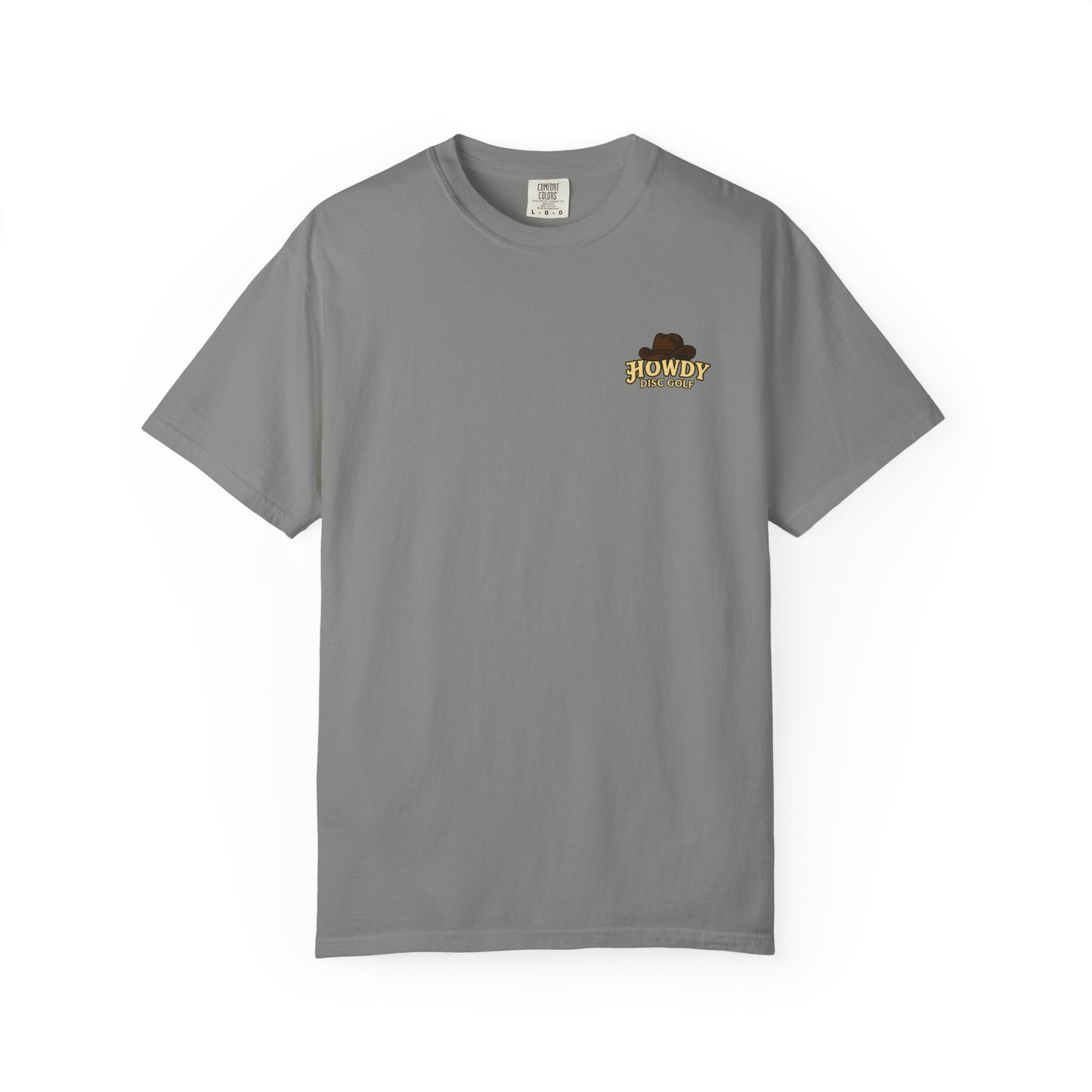 Howdy Disc Golf T-Shirt, Unisex Garment-Dyed Tee for Golf Lovers, Fun Outdoor Tee, Great for Gifts, Summer Sports Fashion