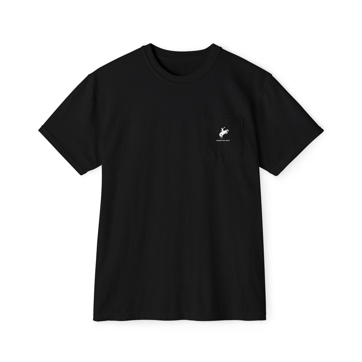Pocket T-Shirt - 'Dead Heat Desert Fling' Disc Golf Skeleton Design