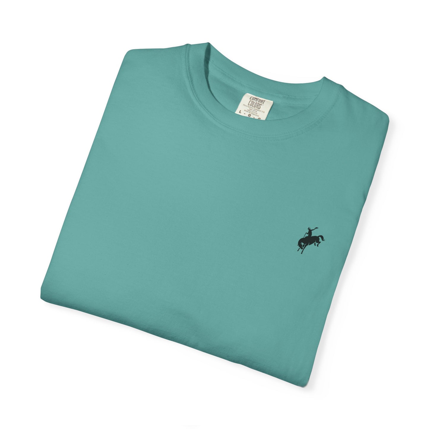 Bucking Bronco Tee- Rope Logo On Back