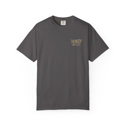 T-Shirt Howdy Disc Golf Logo Rope Letters
