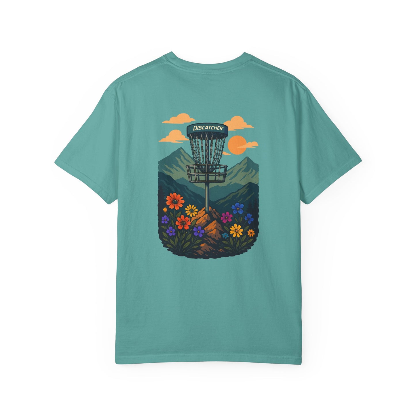 Howdy Mountain Disc Basket Unisex T-shirt
