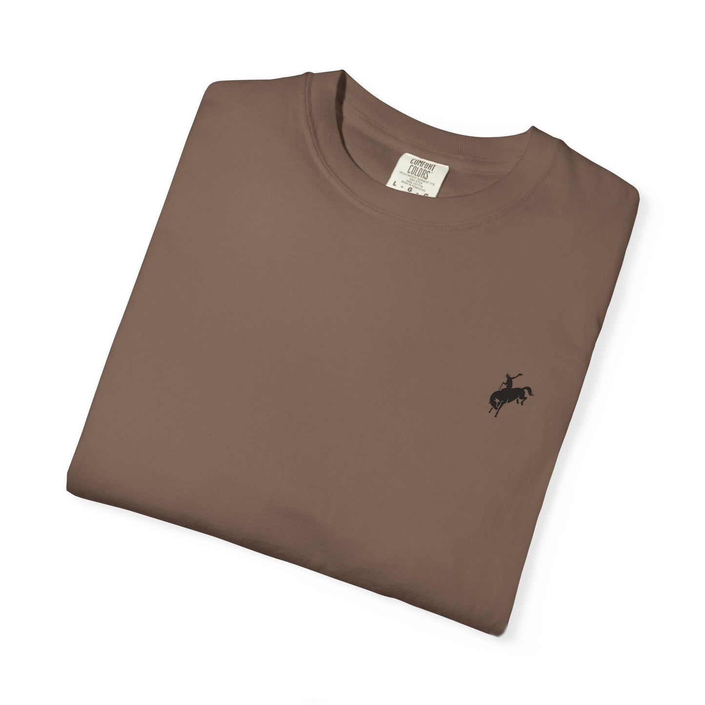 Bucking Bronco Tee- Rope Logo On Back