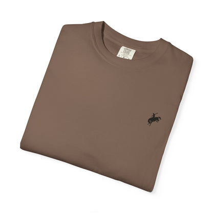 Bucking Bronco Tee- Rope Logo On Back