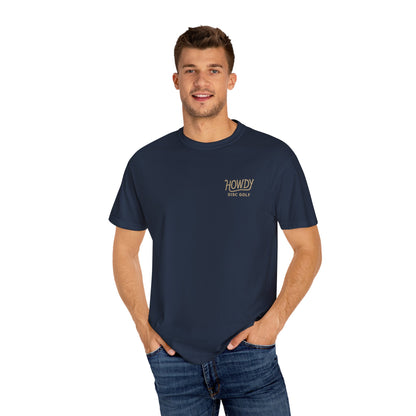 T-Shirt Howdy Disc Golf Logo Rope Letters