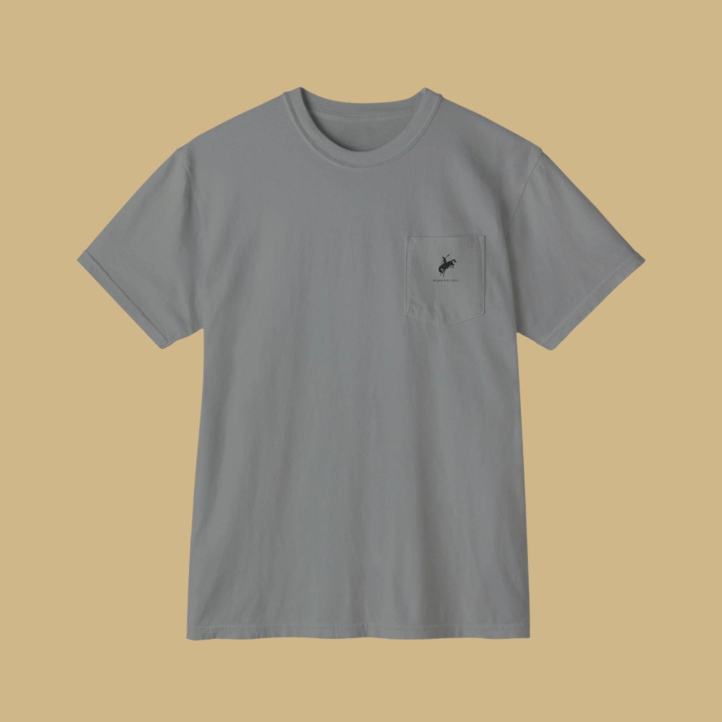 American Cowboy Huck -Patriotic Disc Golf Pocket Tee (Comfort Colors)