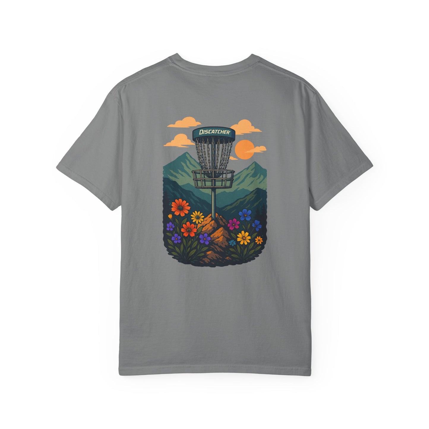 Howdy Mountain Disc Basket Unisex T-shirt