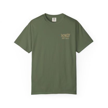 T-Shirt Howdy Disc Golf Logo Rope Letters