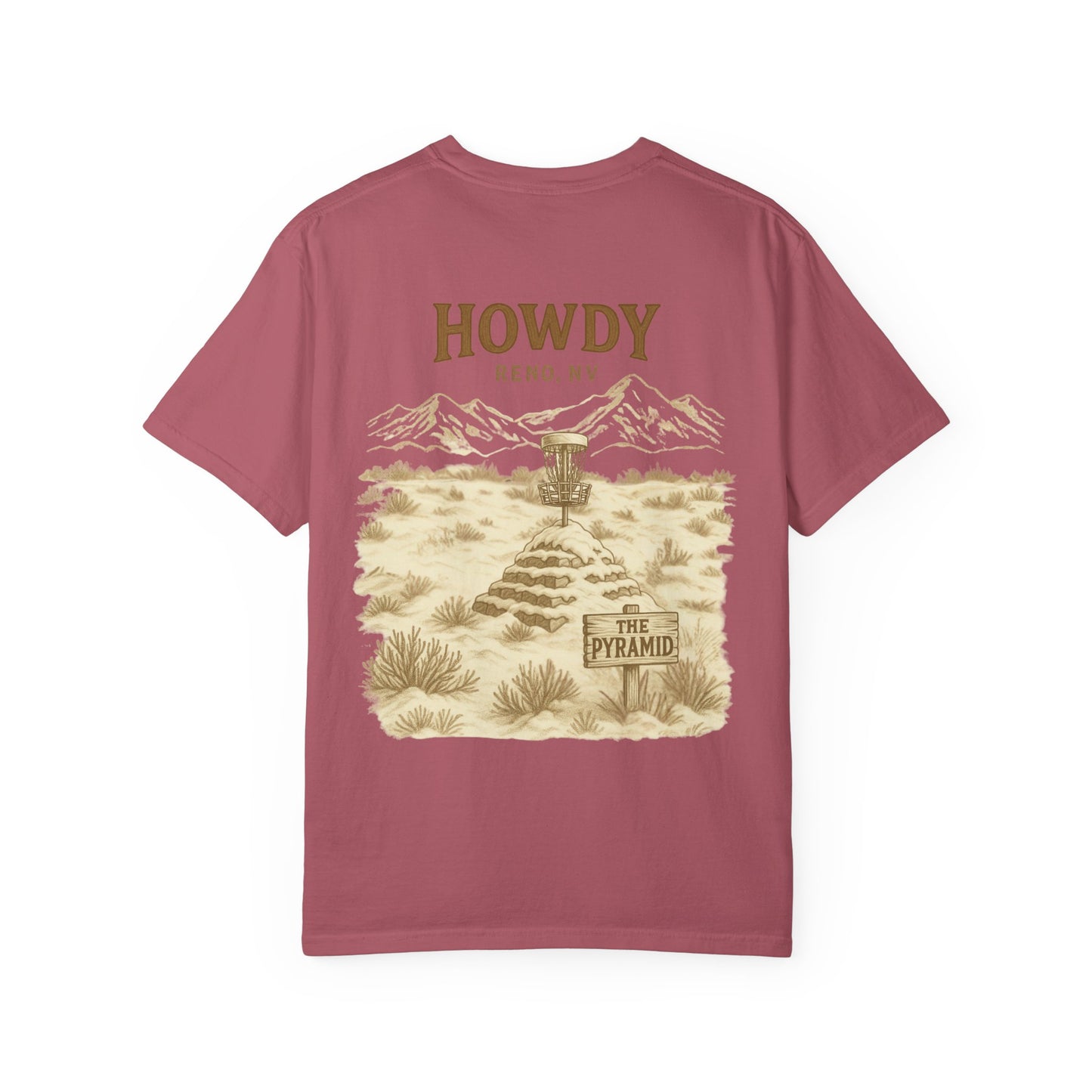 “Howdy – The Pyramid” Tee | Reno, NV (Inspired by Mayor’s Park DGC)