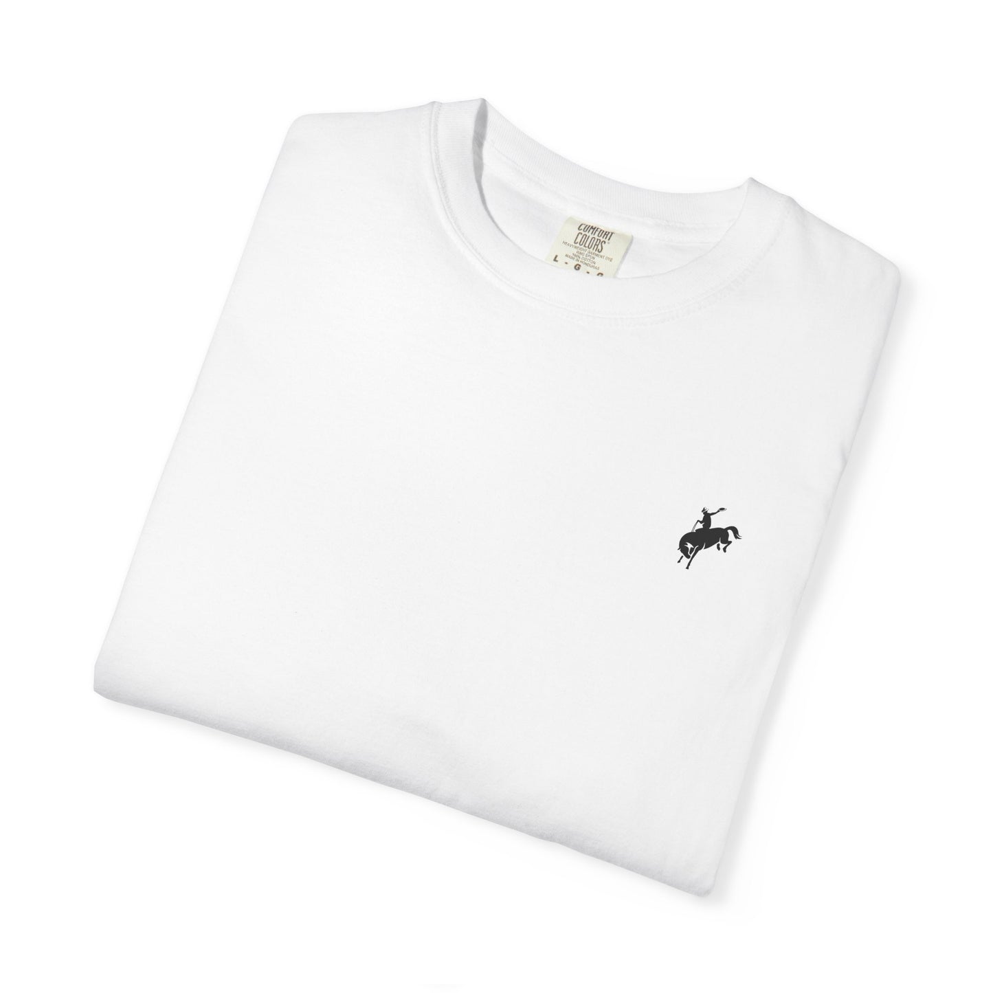 Bucking Bronco Tee- Rope Logo On Back