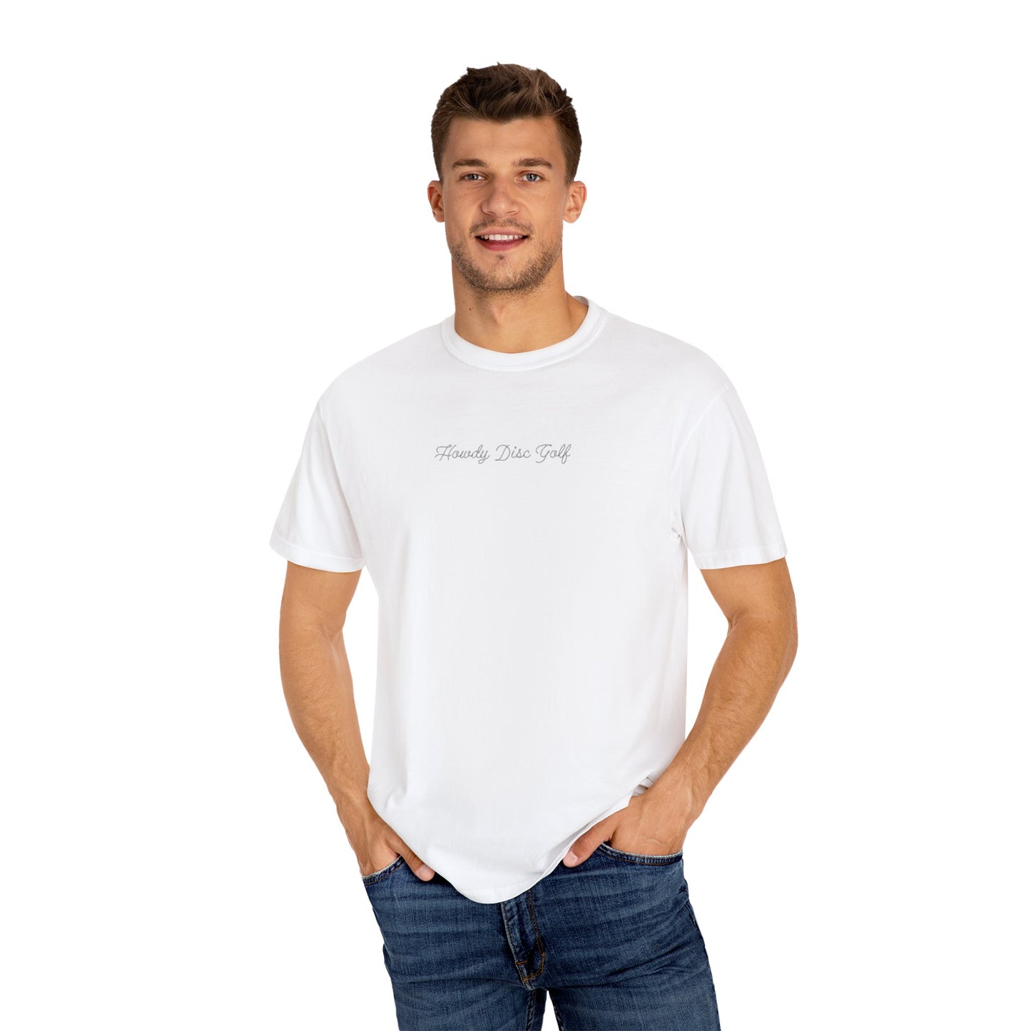 Howdy Mountain Disc Basket Unisex T-shirt