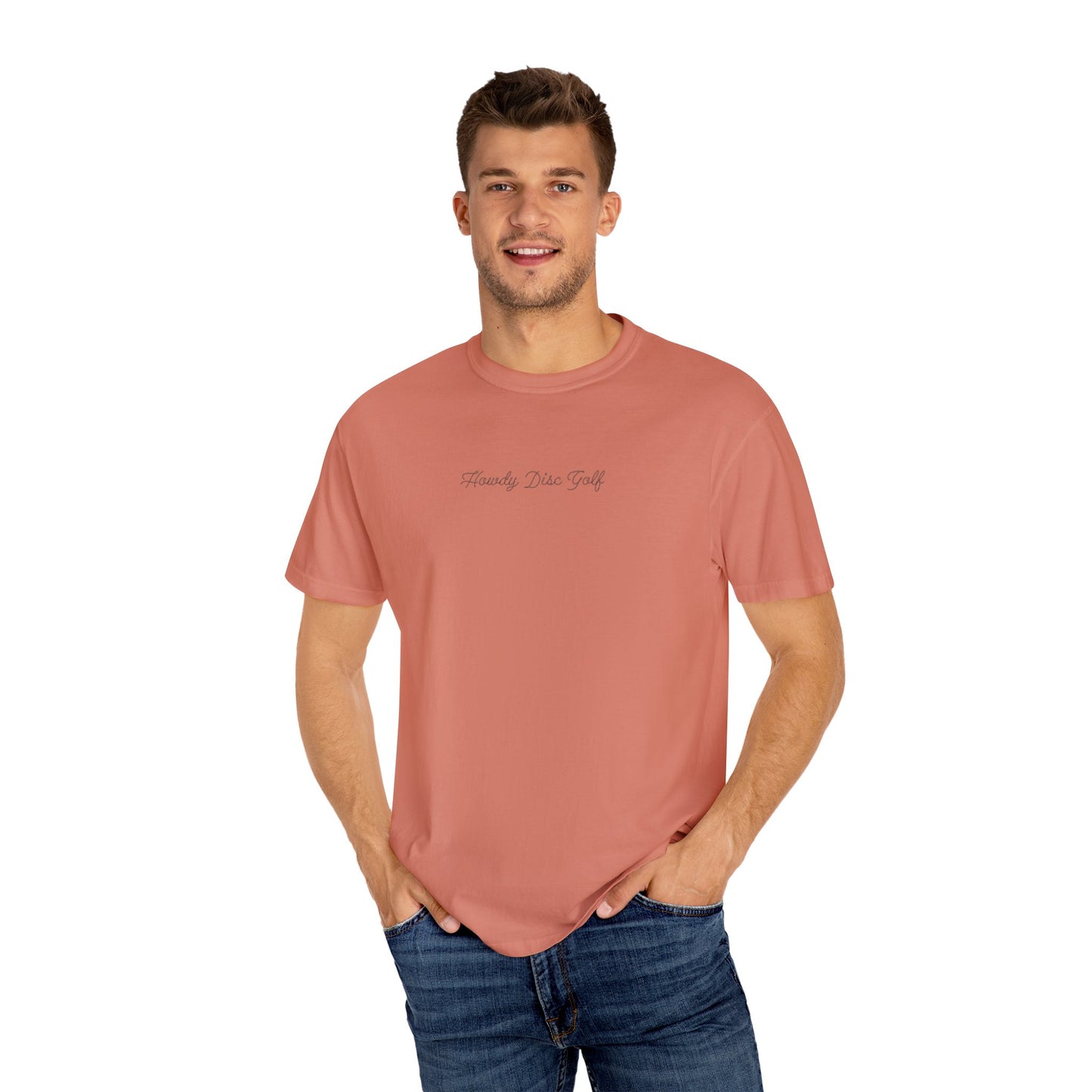 Howdy Mountain Disc Basket Unisex T-shirt