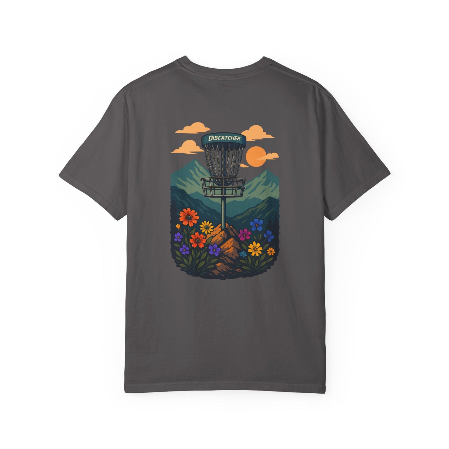 Howdy Mountain Disc Basket Unisex T-shirt
