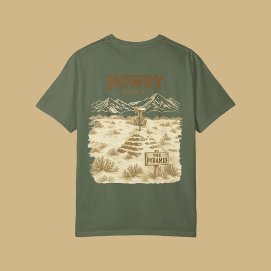 “Howdy – The Pyramid” Tee | Reno, NV (Inspired by Mayor’s Park DGC)