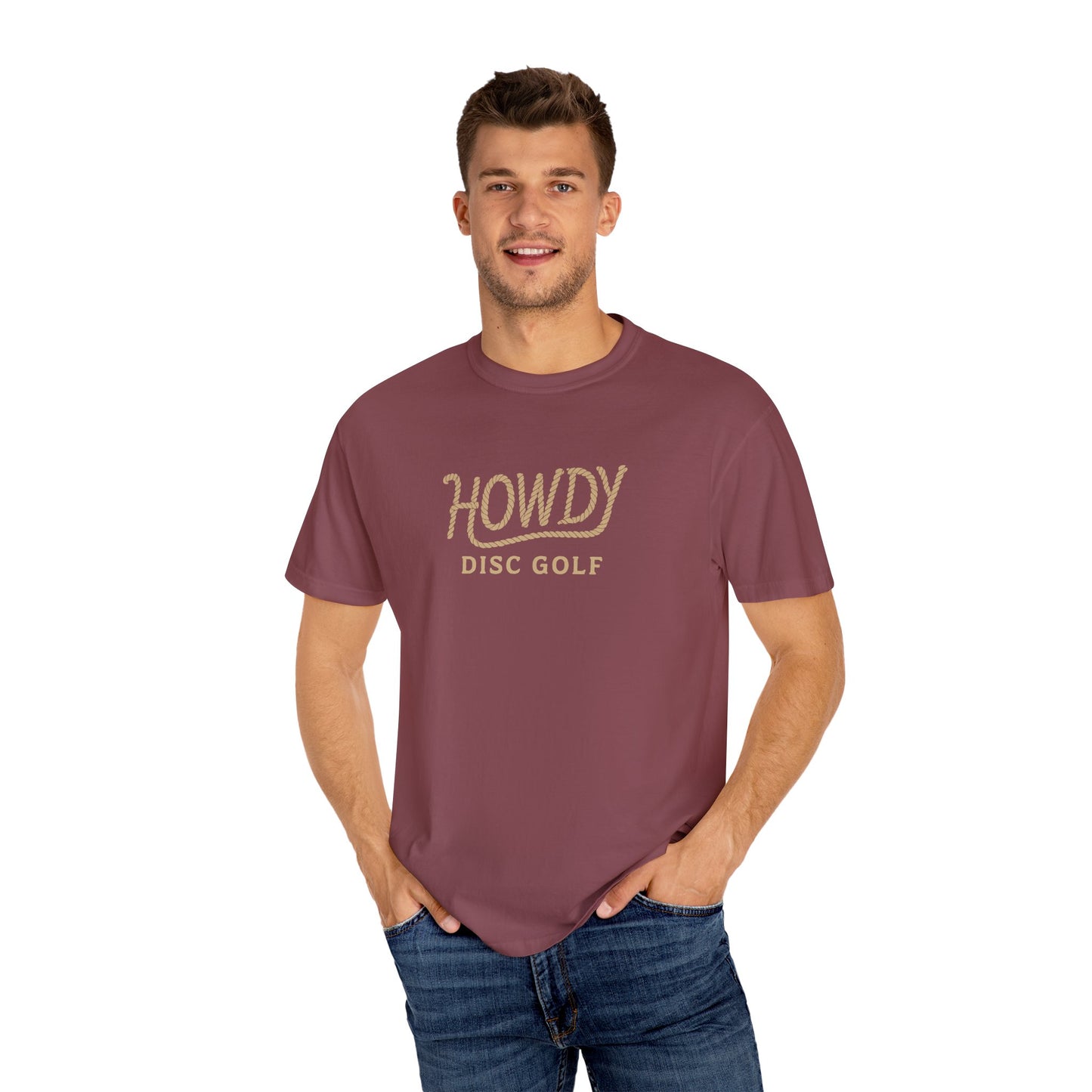Howdy Rope Logo Tee – Classic Western Disc Golf Style
