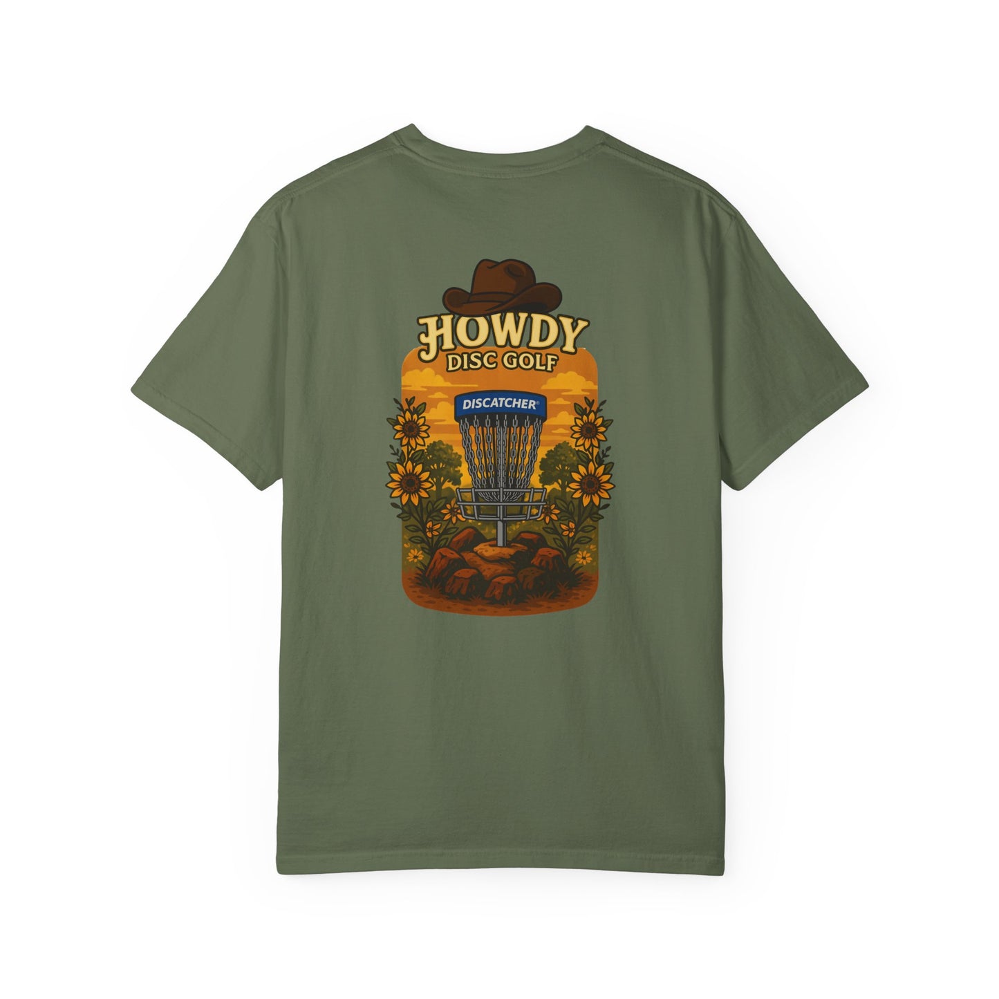 Howdy Disc Golf Sunflower Unisex Garment-Dyed T-Shirt | Casual Summer Tee, Gift for Disc Golf Enthusiasts, Fun Outdoor Activity Shirt, Nature [...]