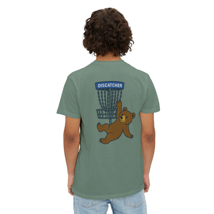 Pocket T-Shirt Playful Bear Hanging Basket Design