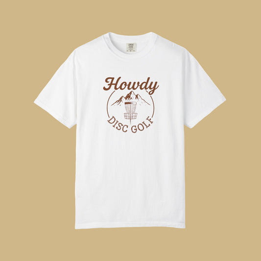 Howdy Disc Golf T-Shirt, Casual Sportswear, Gift for Golfers, Unisex Tee, Outdoor Activity, Summer Fun